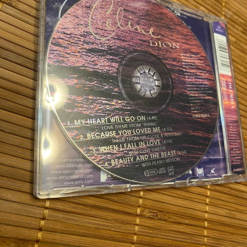 Celine Dion My Heart Will Go On CD single, pop