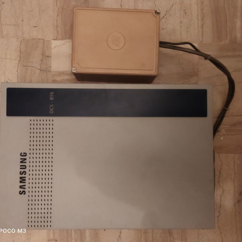 Samsung DCS816 telephone system used with 4 digital and 7 analog devices