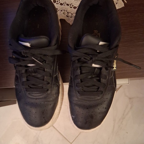 Puma athletic shoes used, size 39, black
