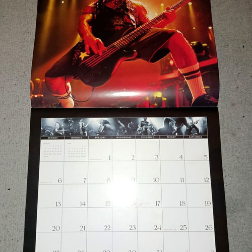 Metallica 2005 collectible calendar new