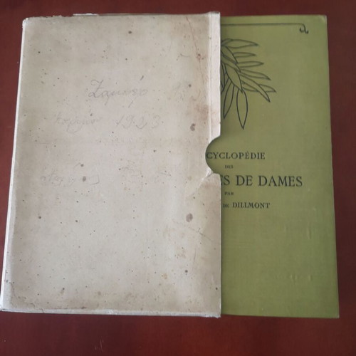Encyclopedie des Ouvrages de Dames book used, French embroidery manual