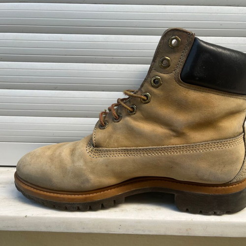 Timberland yellow boot size 42 US 8.5, used, replaced soles