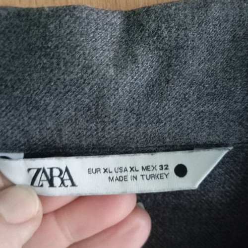 Φόρεμα Zara size XL μεταχειρισμένο, γκρι