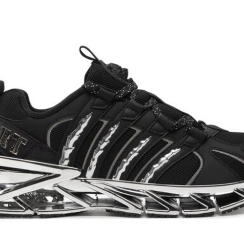 Plein Sport Shoes Size 45 Like New Black Silver