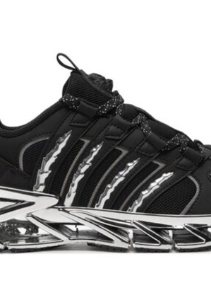 Plein Sport Shoes Size 45 Like New Black Silver