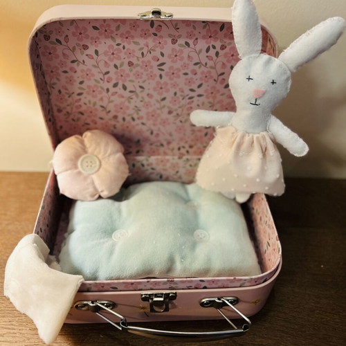 Handmade Bunny Toy Set with Little Dutch Box