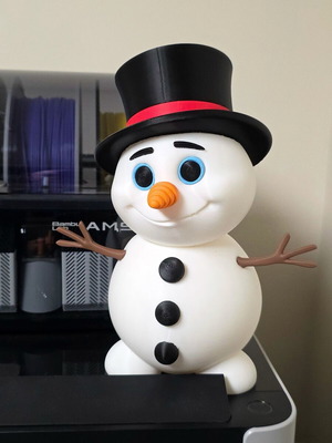 Snowman decoration new 25 centimeters