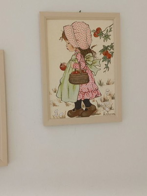 Handmade painting trilogy with Sarah Kay theme new