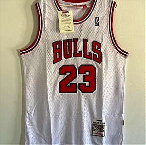 Φανέλα Εμφάνιση Michael Jordan Chicago Bulls Mitchell & Ness Jersey NBA Home 1997-98 Μέγεθος Large