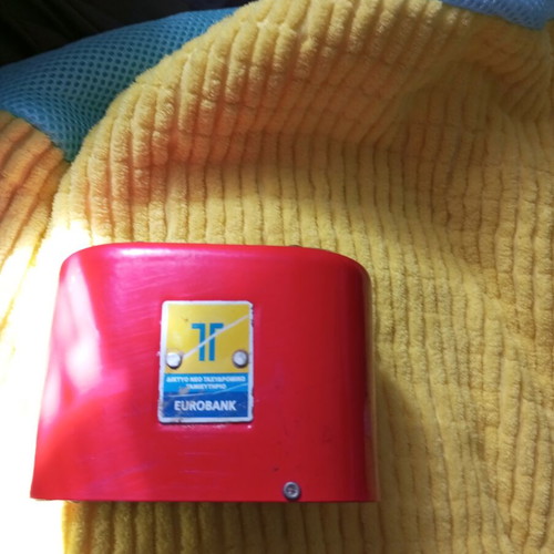 Savings bank piggy bank used
