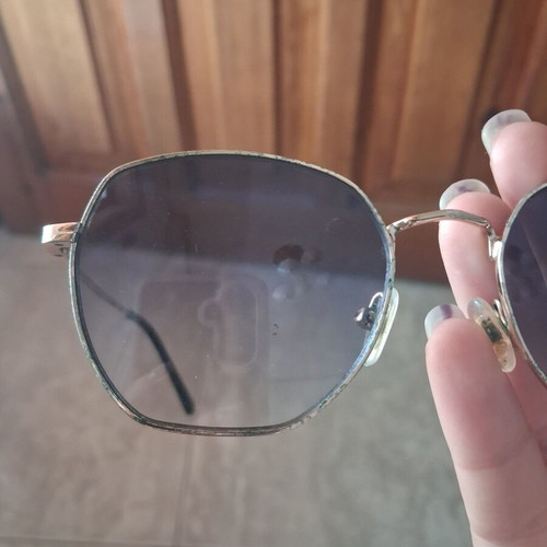 Sunglasses used, gold and blue unisex