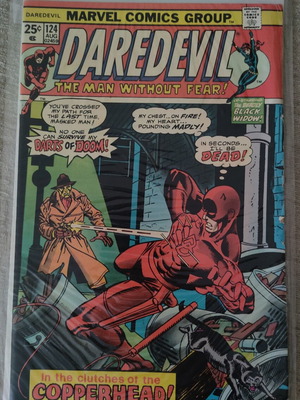 Daredevil #124 Marvel κόμικ 1975