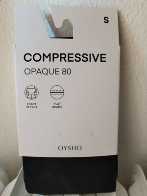 Καλσόν Oysho αδιαφανές 80 den καινούργιο, μέγεθος small, μαύρο