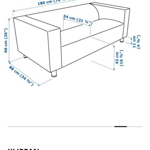 Kaplan sofa like new with 2 covers white and blue