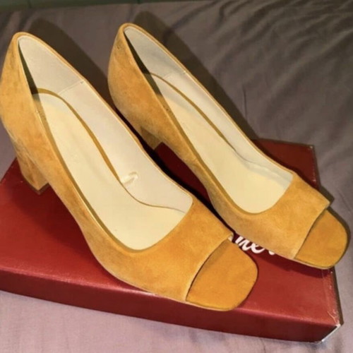 Zara heels size 39 like new, orange