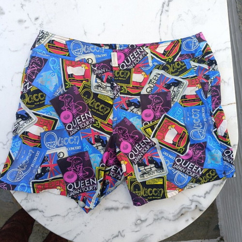 Vilebrequin Queen Tour swim shorts used, medium, multicolor