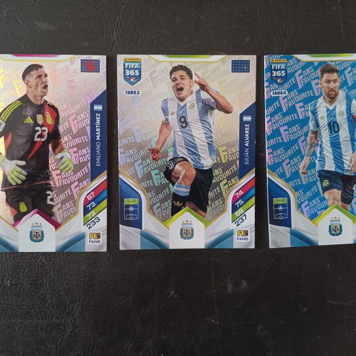 Adrenalyn XL 2026 Panini FIFA 365 cards Spain and Argentina national teams like new