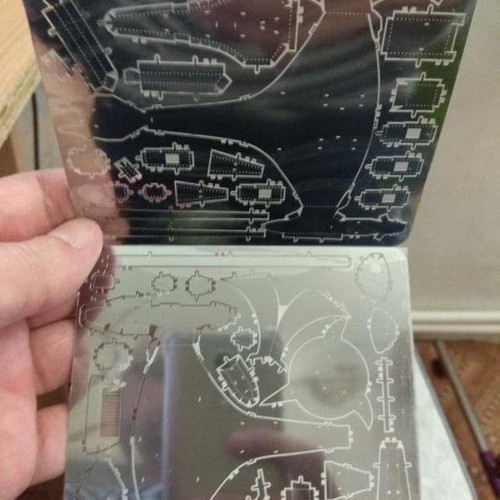 Piece Fun 3D Metal Model Kit Klingon Vorcha Attack Cruiser