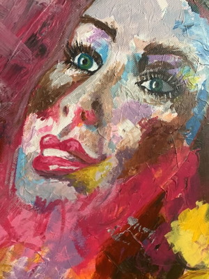 Original Acrylic Painting on Canvas 50x70 cm new