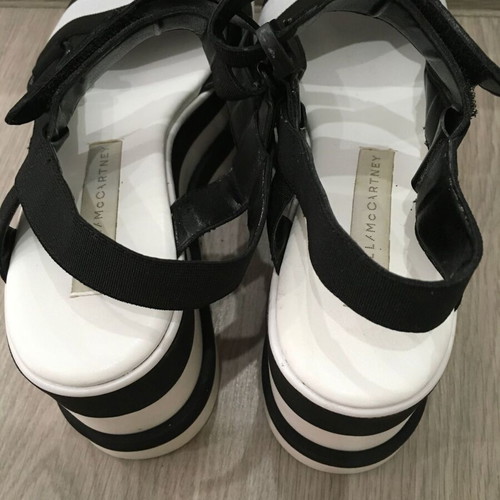 Stella McCartney Elyse Sandals like new, size 39.5, black and white platform
