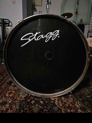 Stagg bass drum used