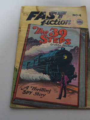Fast Fiction #4 comic used, The 39 Steps by John Buchan