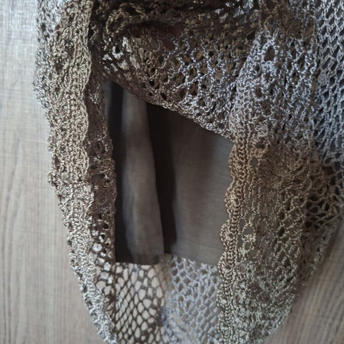 Khaki mesh tank top size small like new
