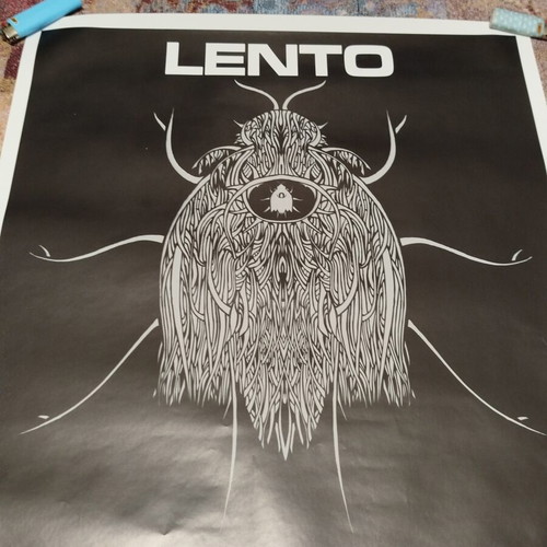 Lento Official Poster mint condition, post hardcore band