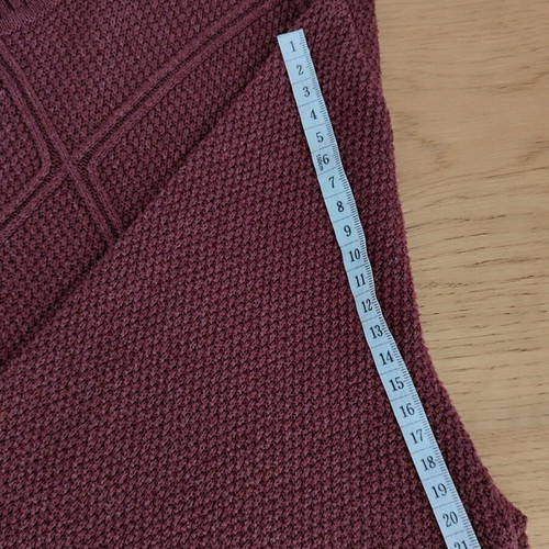 Side Effect men's turtleneck sweater like new, burgundy, size M