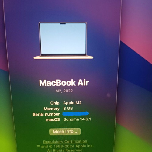 Apple MacBook Air 13.6" (2022) M2 laptop