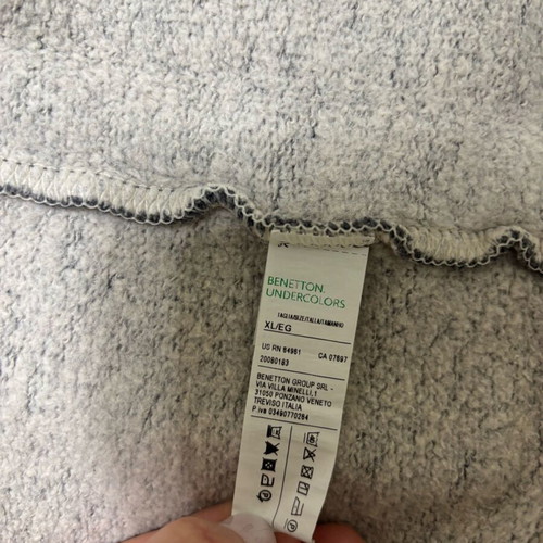 Benetton men's cardigan gray like new, size XL