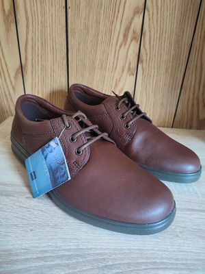 Ecco Soft men's casual leather shoes size 43, brown