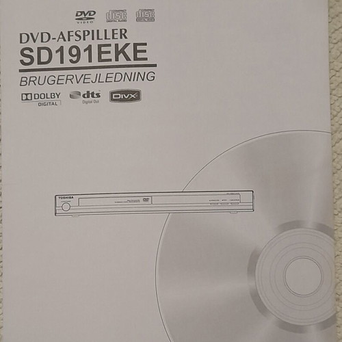 Toshiba DVD player SD191EKE new