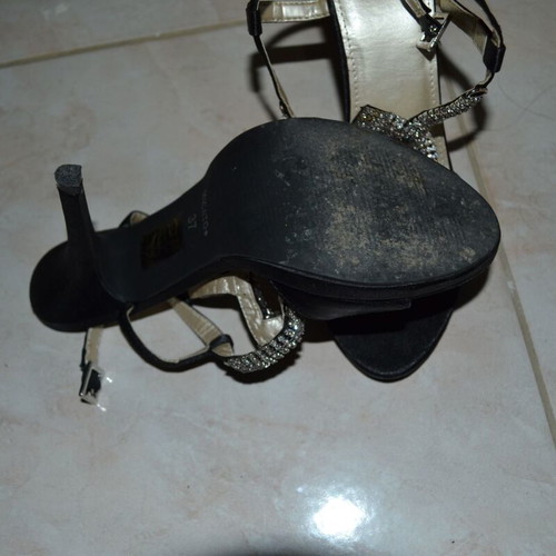 Migato black sandals like new, summer style