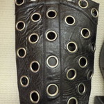 Gianni Barbato leather black boots size 39 collectible like new