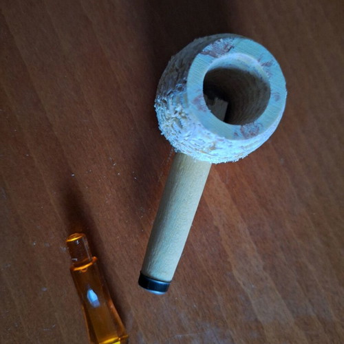 Missouri tobacco pipe new, corn cob without filter, unsmoked