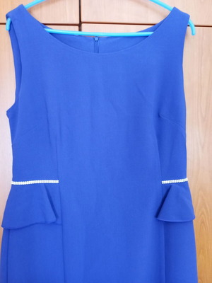 Χειμωνιάτικο φόρεμα μπλε Gianni Rodini σαν καινούργιο