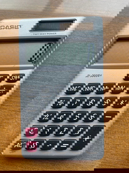 Casio - κομπιουτεράκι τσέπης SL-300SV