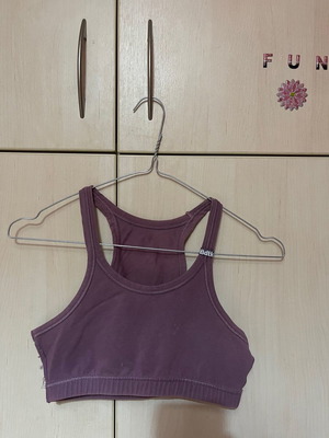 BotyTalk bustier used, size S, purple
