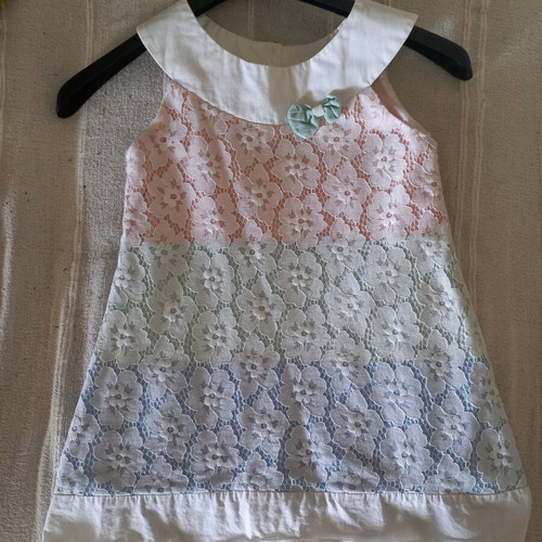 Dress for girl 4-5 years like new, white