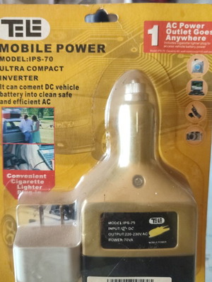 Mobile Power Ultra Compact Inverter 70 VA