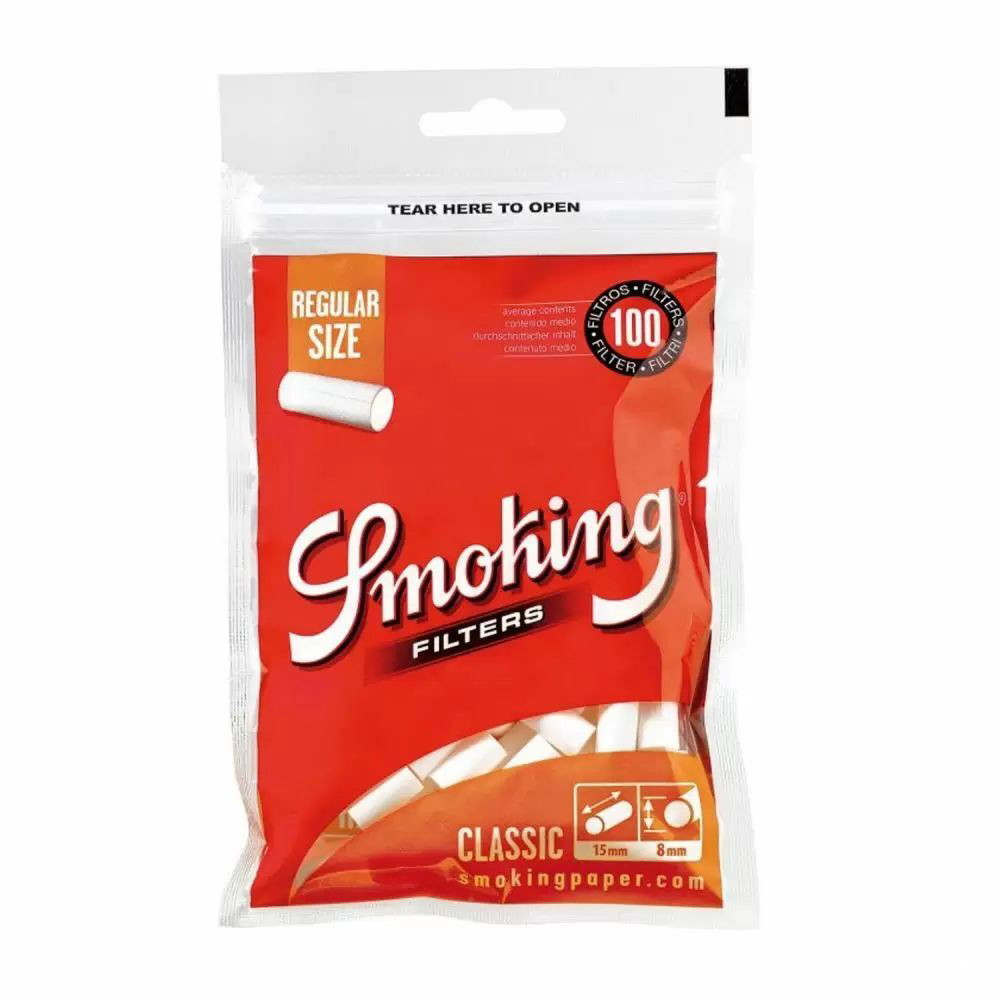 Smoking Filters Red Regular 8mm 100 pcs new - € 0,94