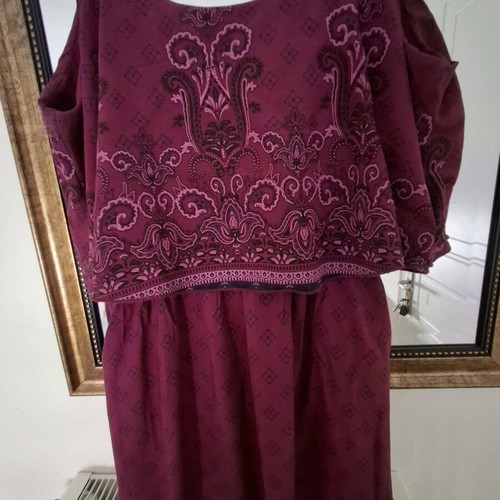 Dress burgundy Attrattivo like new, size M