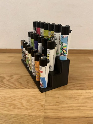 Clipper lighter display stand new