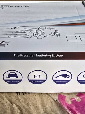 Tire pressure sensors with display new, solar charging