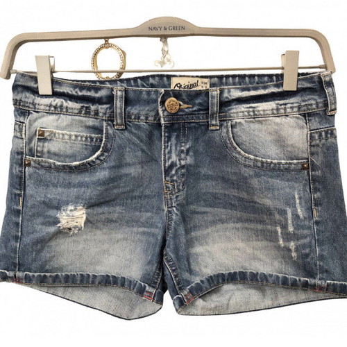 Original mini denim short used, size 34