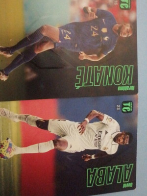 Top Class Konate and Alaba cards like new