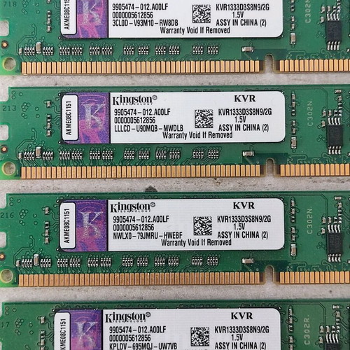 Kingston DDR3 4x2GB used