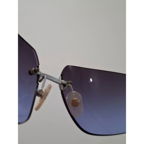Chanel Vintage 90s Rimless Sunglasses 4035 C167/79 used, purple gradient