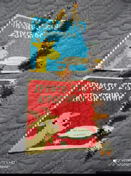 2 βιβλιαράκια + 12 ζωάκια 3+